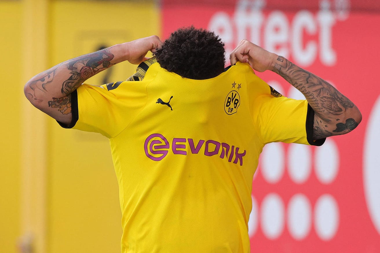 Jadon Sancho: Der BVB-Star könnte in der kommenden Saison in einem deutlich auffälligeren Trikot auflaufen.