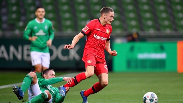 Ist nun jüngster Torschütze der Bundesliga-Geschichte: Florian Wirtz von Bayer Leverkusen. Ist nun jüngster Torschütze der Bundesliga-Geschichte: Florian Wirtz von Bayer Leverkusen.