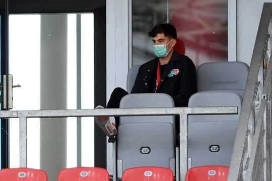 Leverkusens Kai Havertz saß gegen die Bayern verletzt auf der Tribüne.