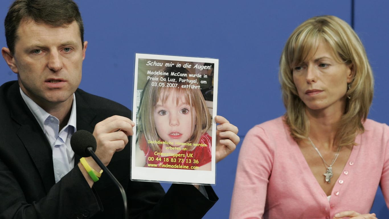 Kate und Gerry McCann: Die Eltern von "Maddie" suchen seit 13 Jahren nach ihrer Tochter.