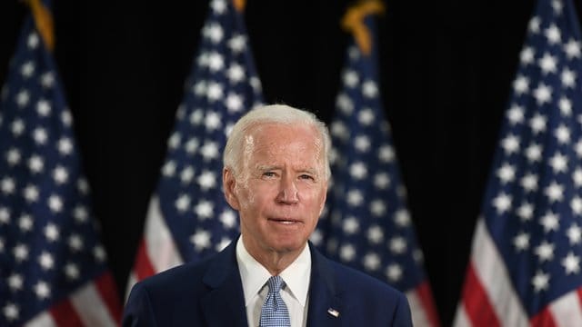 Joe Biden, designierter Präsidentschaftskandidat der Demokraten und ehemaliger Vizepräsident der USA. Joe Biden, designierter Präsidentschaftskandidat der Demokraten und ehemaliger Vizepräsident der USA.