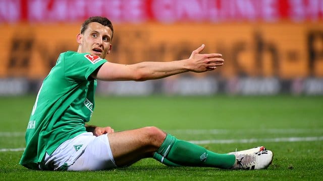 Glaubt an den Klassenerhalt von Werder Bremen: Maximilian Eggestein. Glaubt an den Klassenerhalt von Werder Bremen: Maximilian Eggestein.