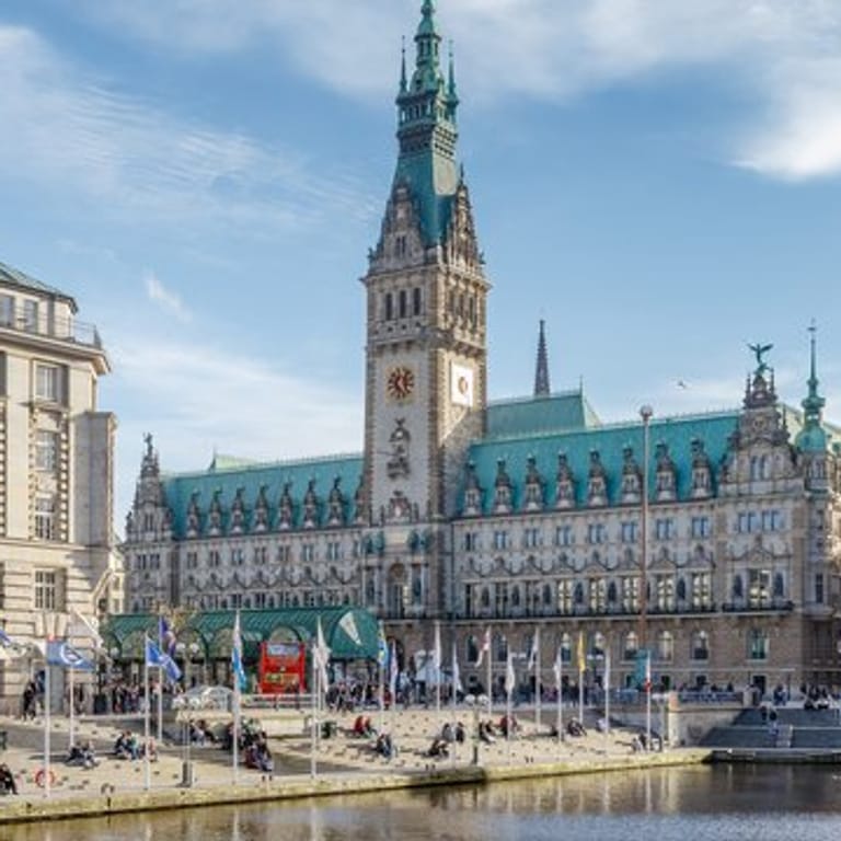 Das Rathaus in Hamburg (Archivbild): Hier tagt auch die Hamburgische Bürgerschaft.