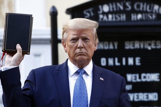 80 Prozent der Deutschen sehen US-Präsident Donald Trump als Spalter.