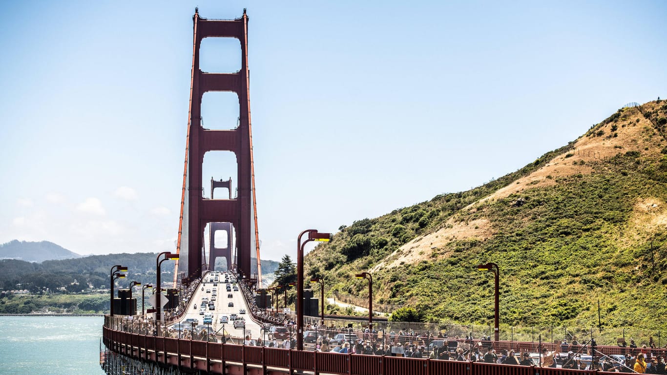 Golden Gate Bridge: Die Sehenswürdigkeit an der US-Westküste gibt interessante Töne von sich.