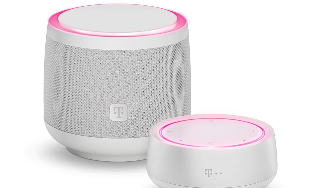 Die beiden Smart Speaker der Telekom: Der Smart Speaker Mini ist nun neu auf dem Markt.