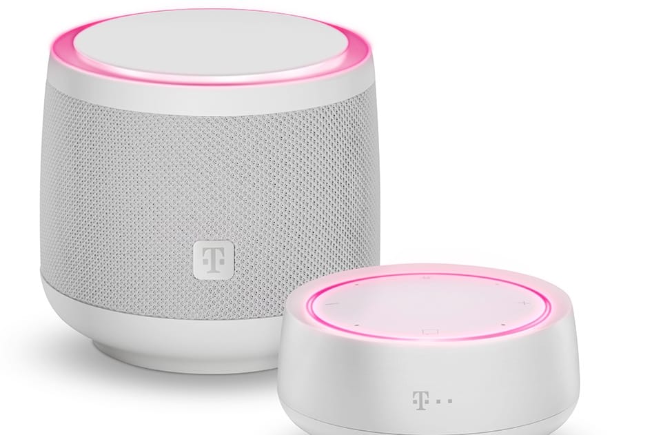 Die beiden Smart Speaker der Telekom: Der Smart Speaker Mini ist nun neu auf dem Markt.