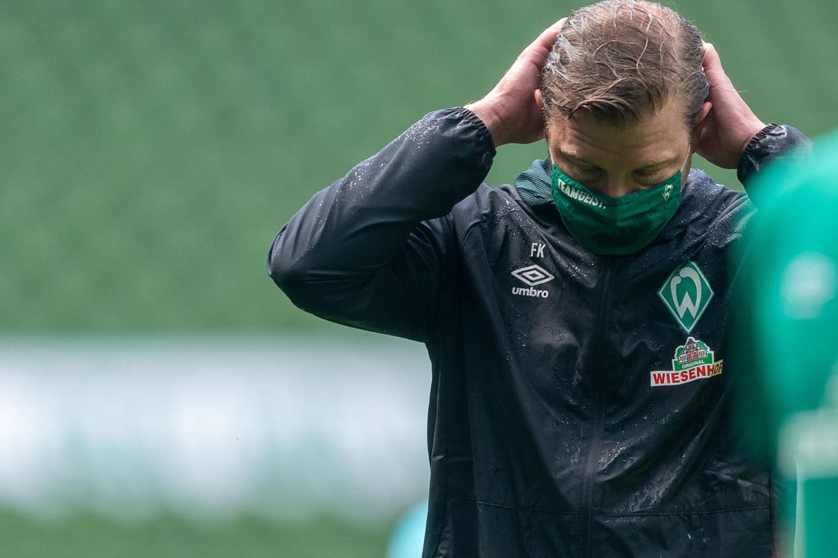 Florian Kohfeldt: Der Werder-Trainer hat noch vier Spiele Zeit, um den zweiten Abstieg der Vereinsgeschichte zu verhindern.