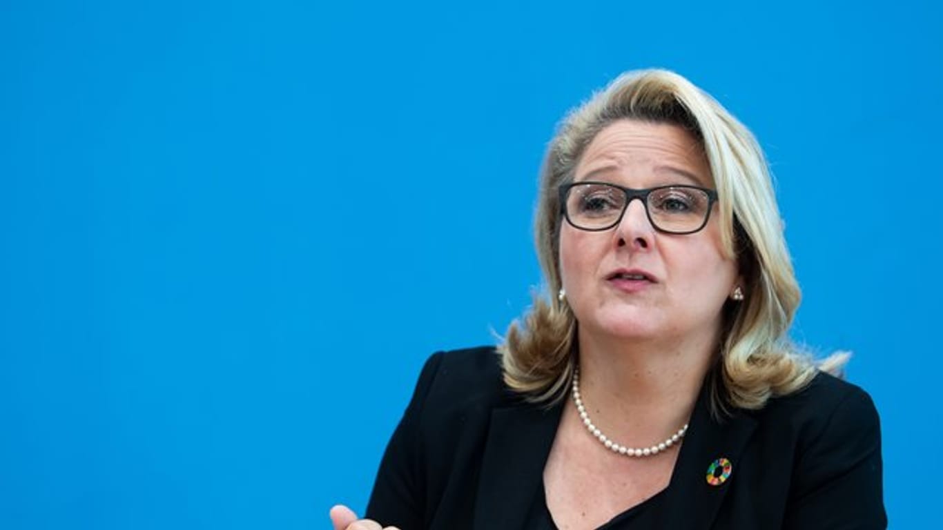 Bundesumweltministerin Svenja Schulze (SPD) wirbt für Wasserstoff.