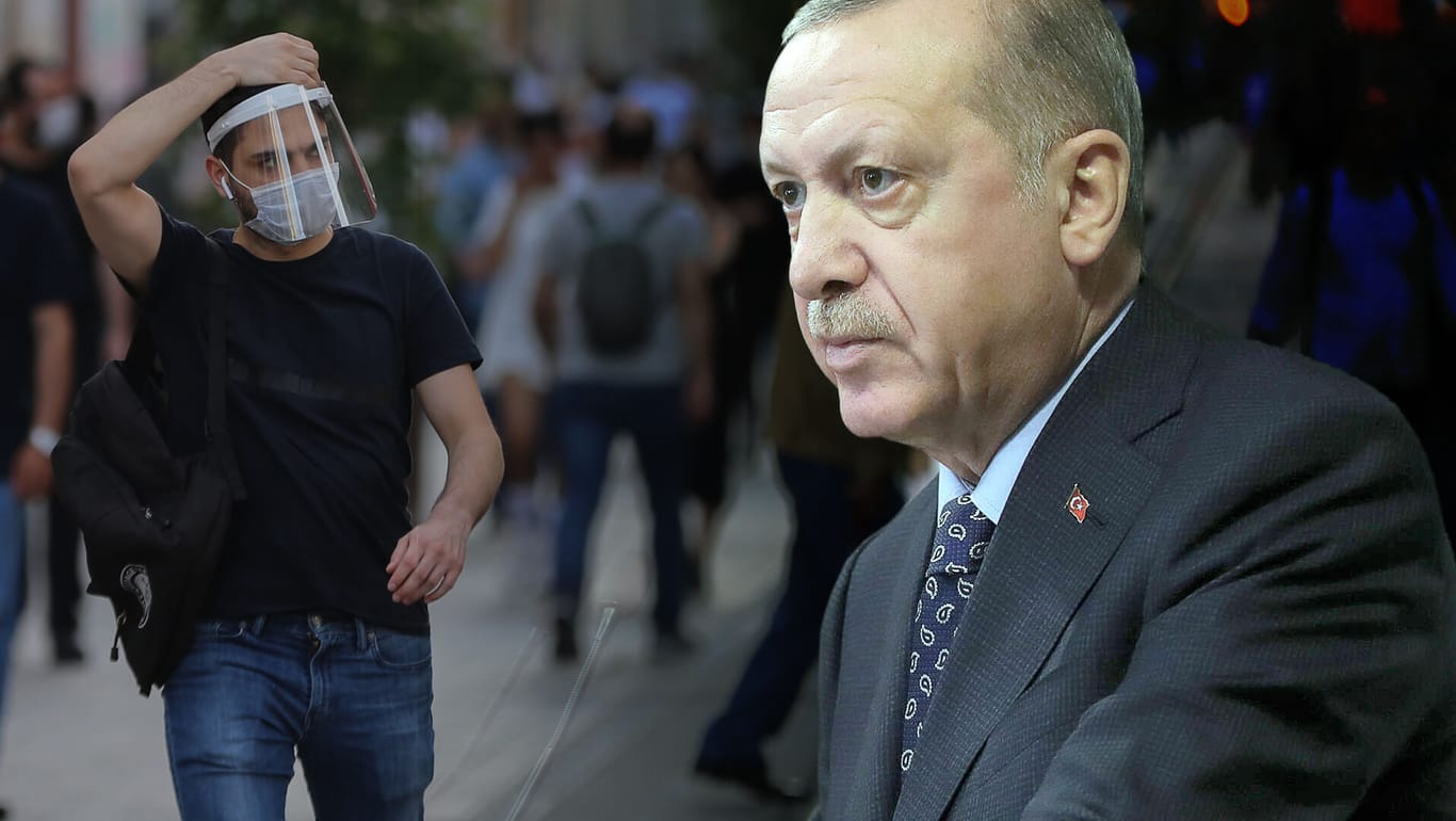 Corona-Krise in der Türkei: Trotz der Pandemie tobt um Präsident Erdogan ein Machtkampf im Land.