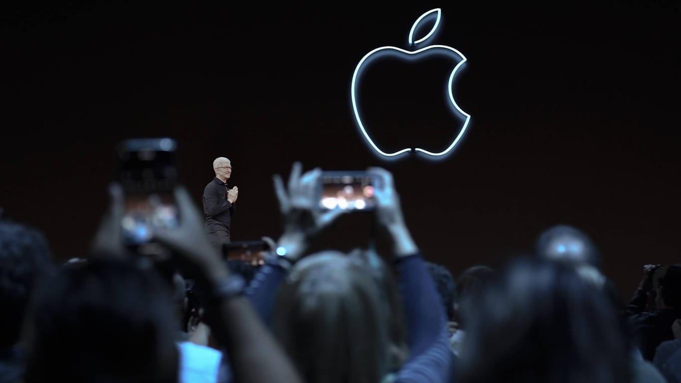 Apple-CEO Tim Cook bei der letztjährigen Entwicklerkonferenz WWDC: Das stets mit Spannung erwartete Massenevent findet in diesem Jahr virtuell statt.