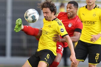 Duell Bayern gegen Dortmund: Die Münchner könnten am Samstag zum achten Mal in Folge Meister werden.