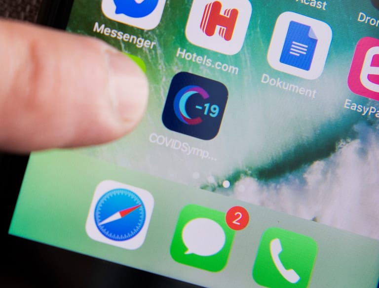 Corona-App: So sieht die schwedische Version der Tracing-App aus. Deutschland startet bald eine eigene Anwendung.