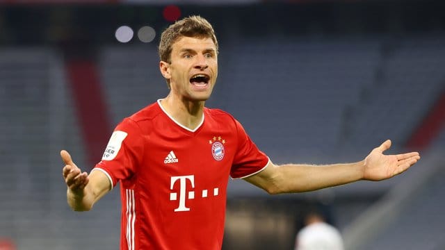 Haderte trotz des Finaleinzugs mit der Bayern-Leistung: Thomas Müller.