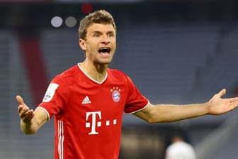 Haderte trotz des Finaleinzugs mit der Bayern-Leistung: Thomas Müller.