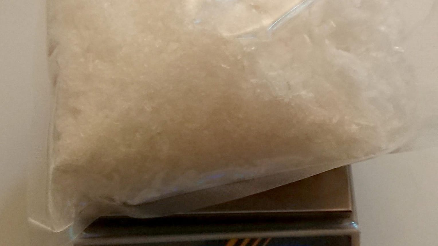 Polizei stellt Crystal-Meth-Fund sicher: Das sei der bisher größte Fund in der Region.