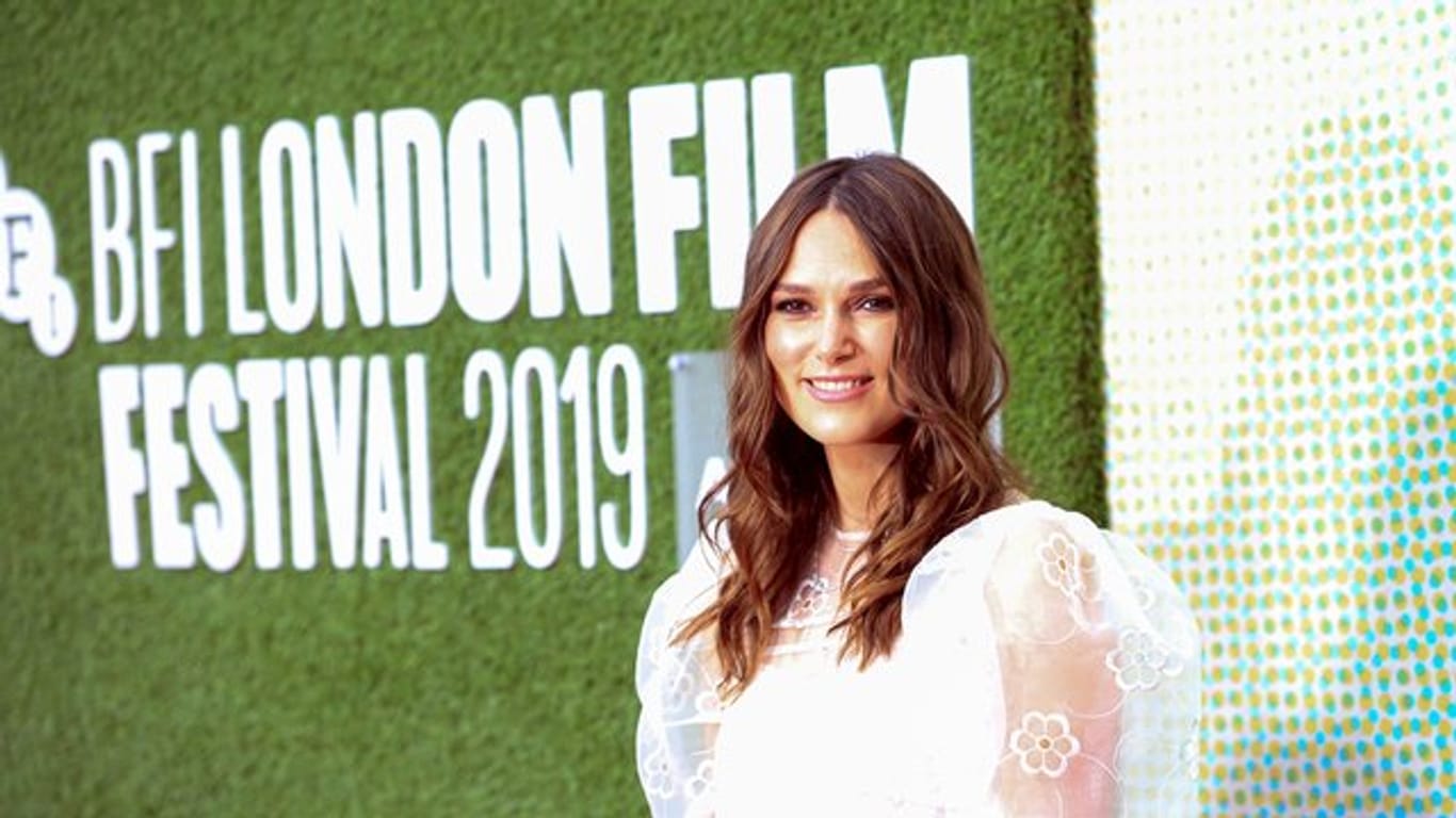 Schauspielerin Keira Knightley beim BFI London Film Festival 2019.