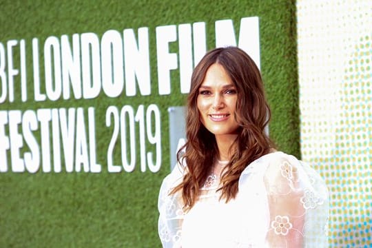 Schauspielerin Keira Knightley beim BFI London Film Festival 2019.