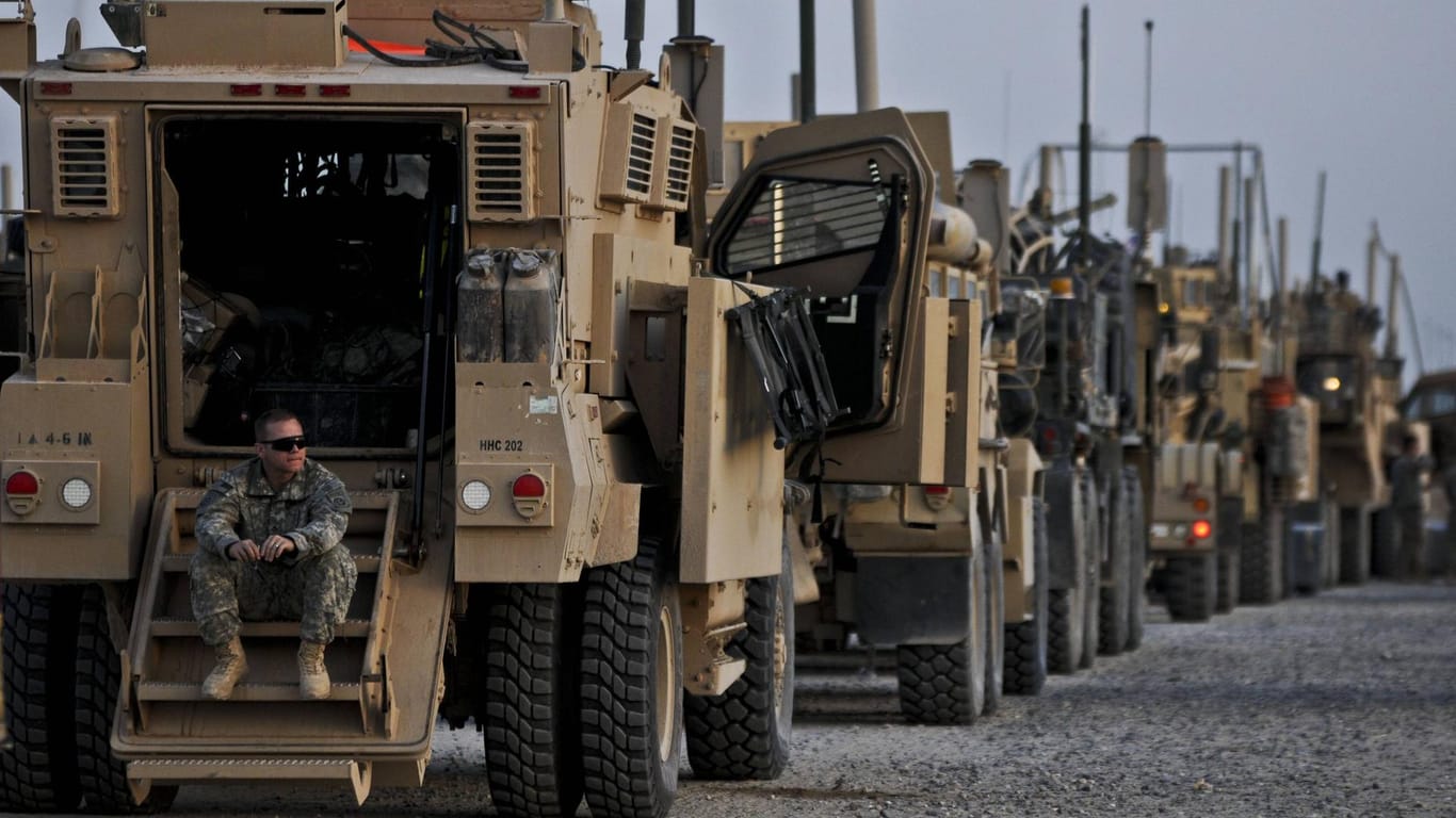 US-Soldaten im Irak (Archivbild): Die USA wollen ihre Truppen reduzieren.