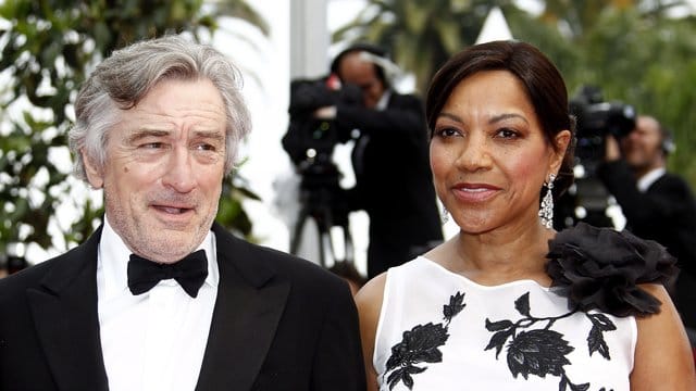 Robert De Niro und seine damalige Ehefrau Grace Hightower, mit der er zwei Kinder hat (2011).