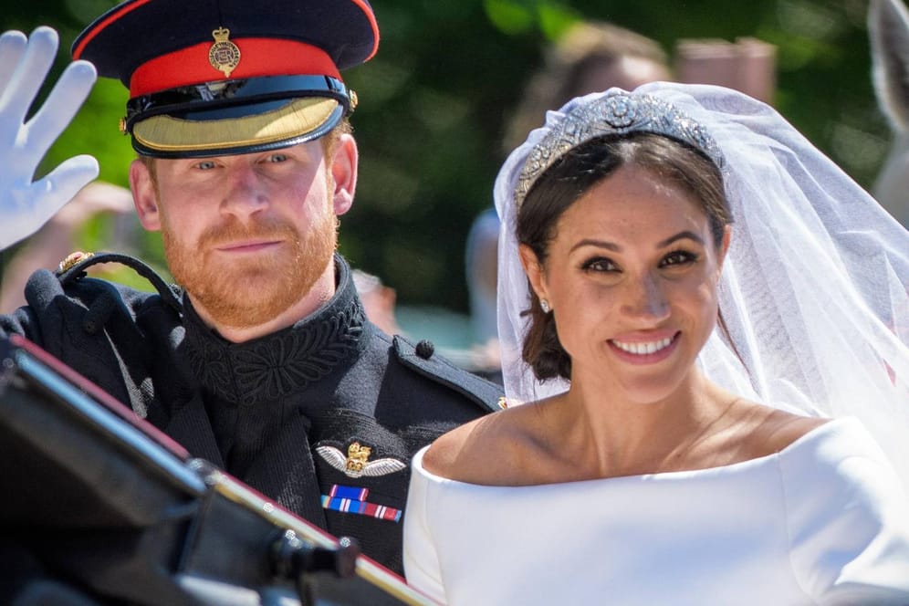 Harry und Meghan bei ihrer Hochzeit im Mai 2018: Stand der Entschluss zum royalen Rückzug da schon fest?