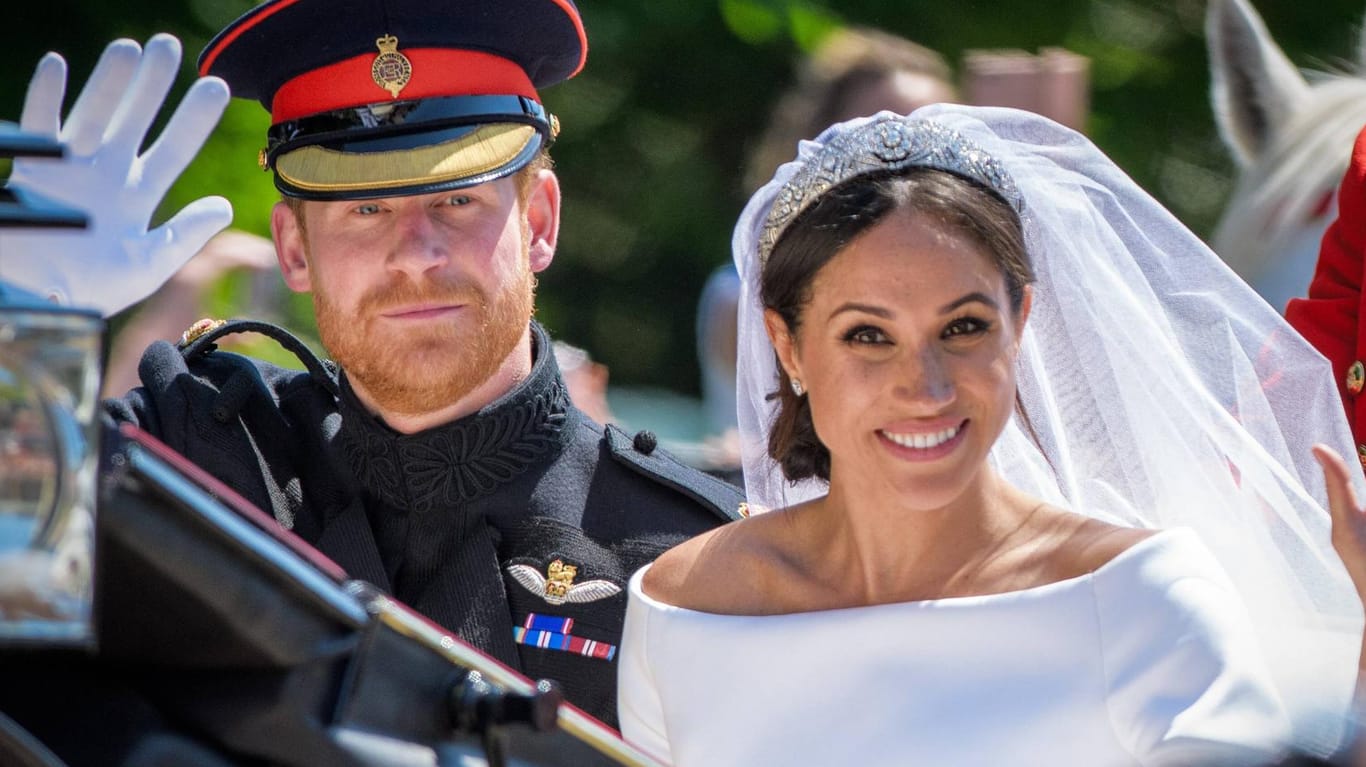 Harry und Meghan bei ihrer Hochzeit im Mai 2018: Stand der Entschluss zum royalen Rückzug da schon fest?