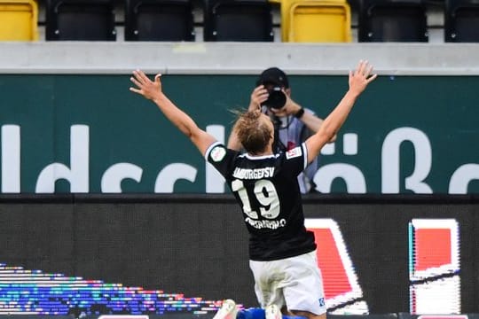 Joel Pohjanpalo schoss den HSV zum Auswärtserfolg.
