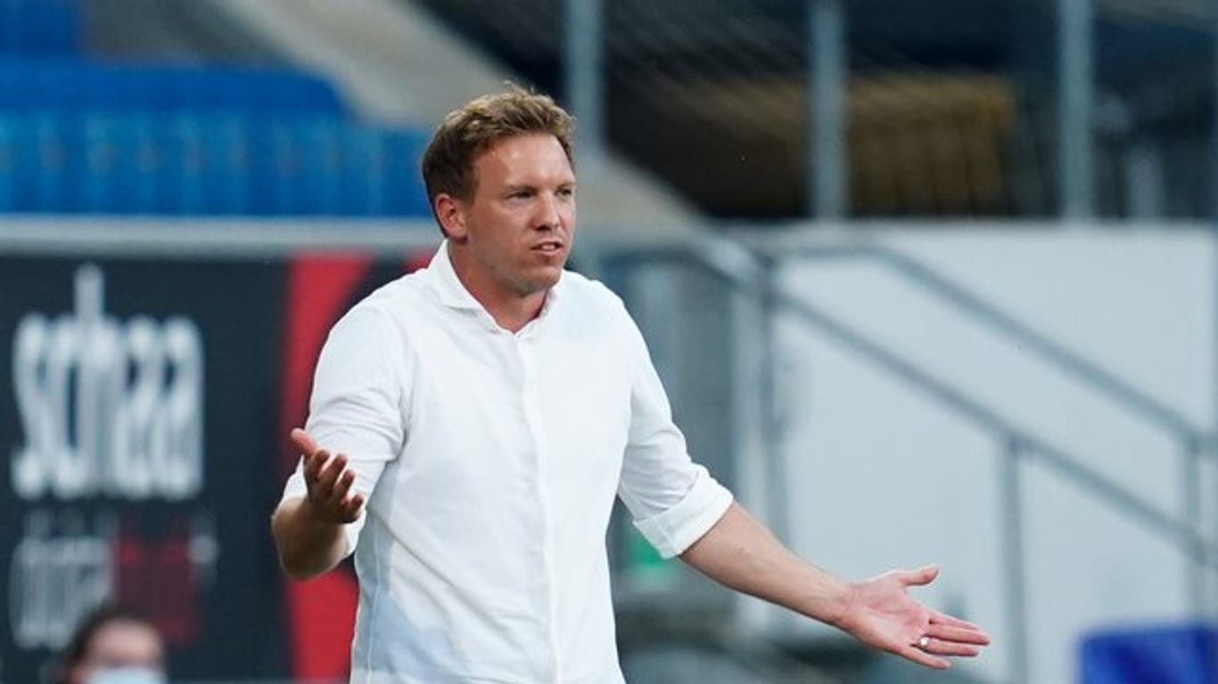 Leipzigs Trainer Julian Nagelsmann rechnet nicht mehr mit einem Verbleib von Timo Werner.