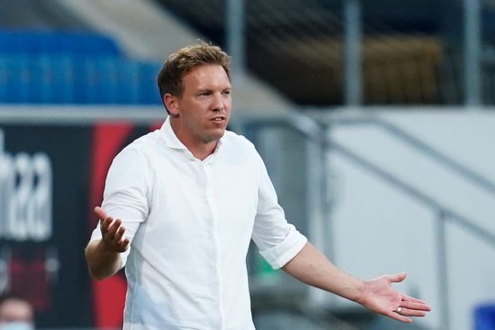 Leipzigs Trainer Julian Nagelsmann rechnet nicht mehr mit einem Verbleib von Timo Werner.