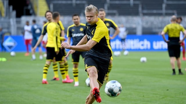 Nimmt gegen Düsseldorf vorerst auf der Bank Platz: BVB-Torjäger Erling Haaland.