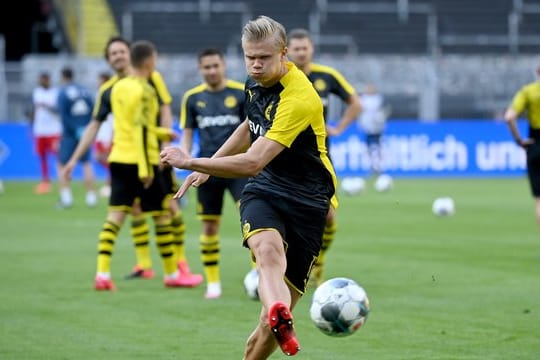 Nimmt gegen Düsseldorf vorerst auf der Bank Platz: BVB-Torjäger Erling Haaland.