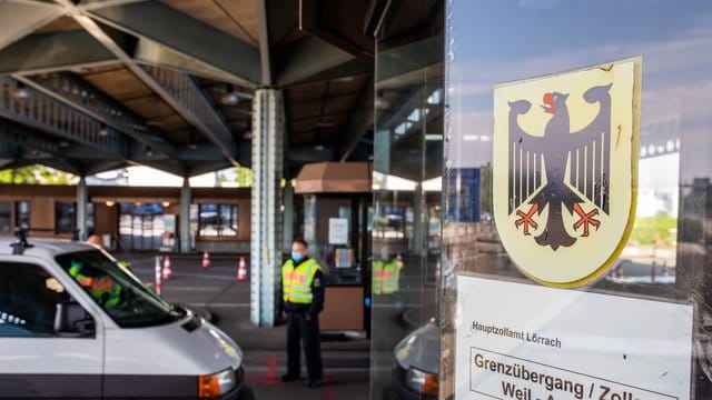 Der Grenzübergang zur Schweiz in Weil am Rhein.