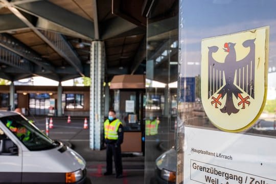 Der Grenzübergang zur Schweiz in Weil am Rhein.