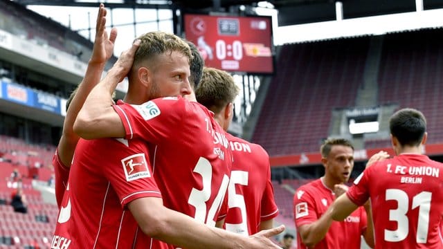 Starke Unioner: Am Ende gewannen die Berliner mit 2:1 in Köln.