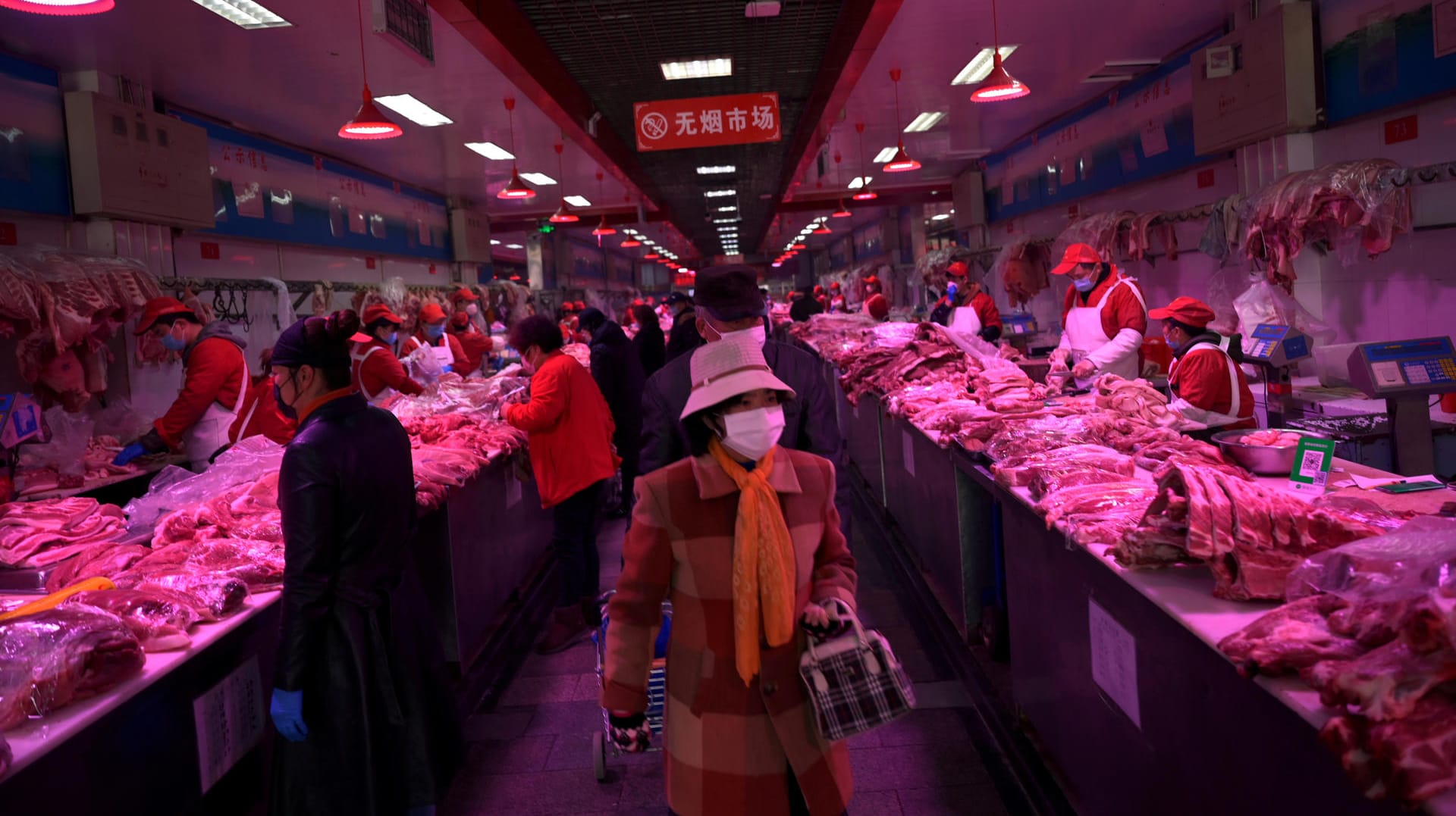 Der Xinfadi-Großmarkt in Peking: Hier haben sich Dutzende Menschen mit dem Coronavirus infiziert.