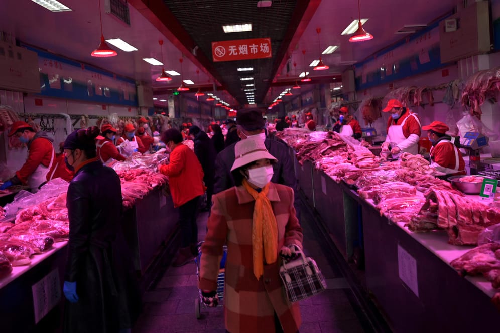 Der Xinfadi-Großmarkt in Peking: Hier haben sich Dutzende Menschen mit dem Coronavirus infiziert.