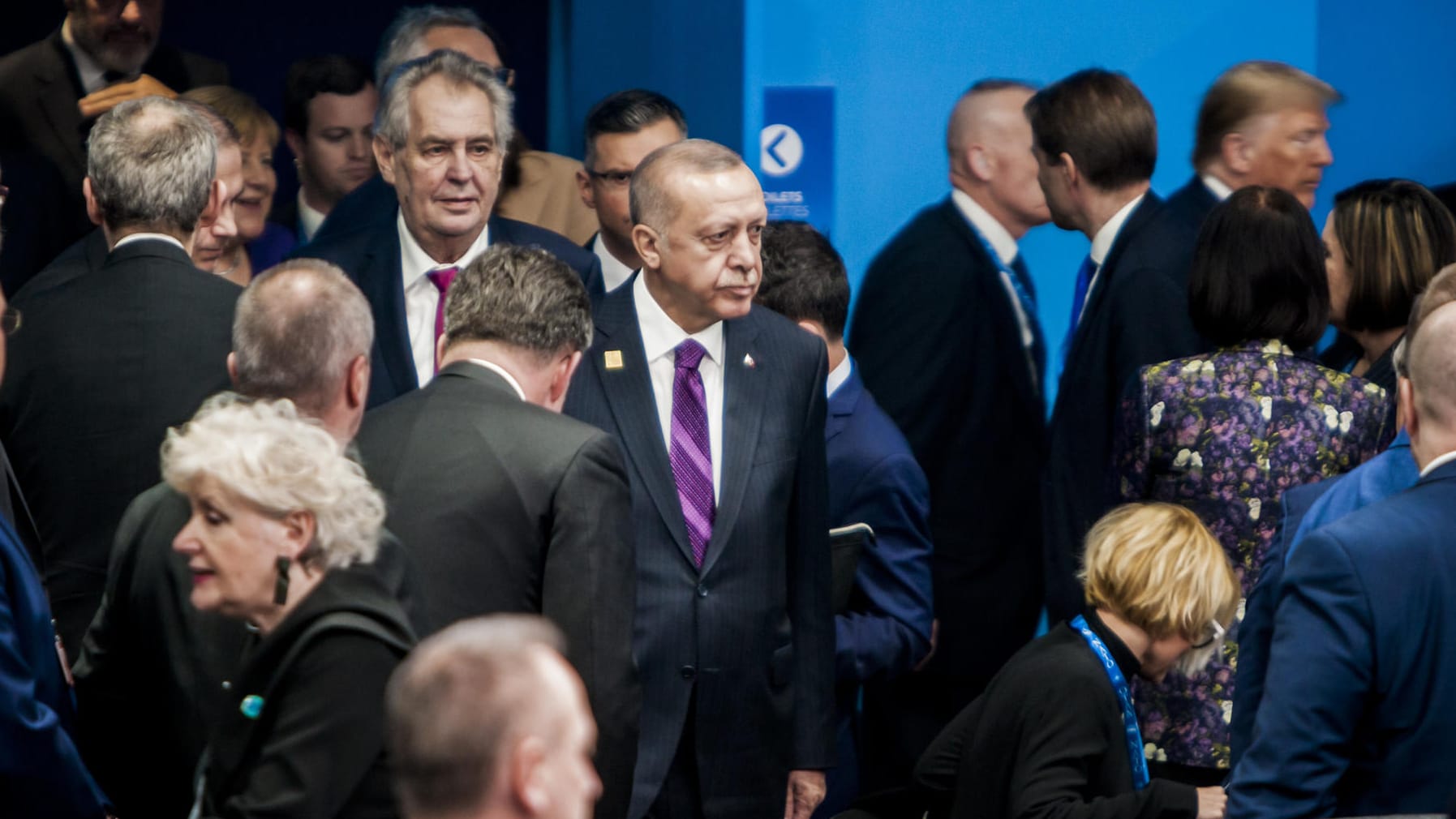 Recep Tayyip Erdogan beim Nato-Gipfel in London: Die Türkei blockiert geheime Verteidigungspläne der Nato für Osteuropa. (Archivfoto)