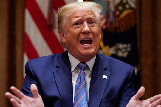 "Das übergeordnete Ziel ist, dass wir Recht und Ordnung wollen", sagt Donald Trump.