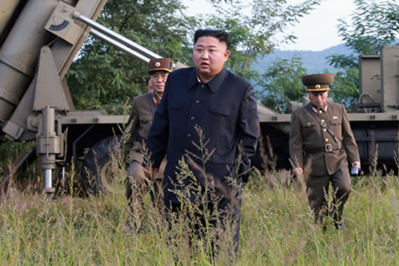 Kim Jong Un überwacht eine Militärübung im September 2019: Im Jahr 2020 haben die Spannungen auf der koreanischen Halbinsel wieder deutlich zugenommen.