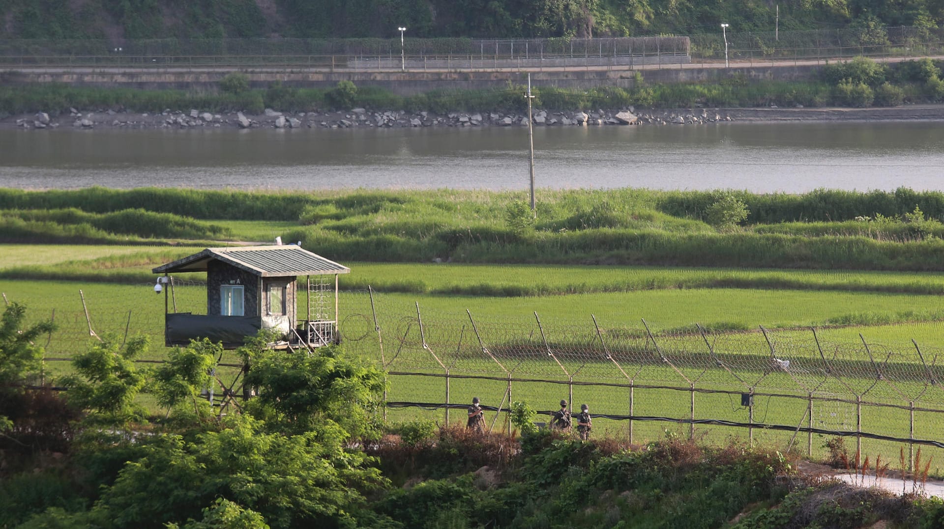 Die entmilitarisierte Zone zwischen Nord- und Südkorea: Das Kim-Regime drohte zuletzt, das Gebiet wieder mit Soldaten zu besetzen.