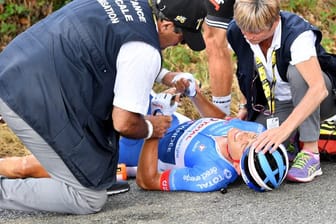 Stürzte schwer beim Training: Niki Terpstra.