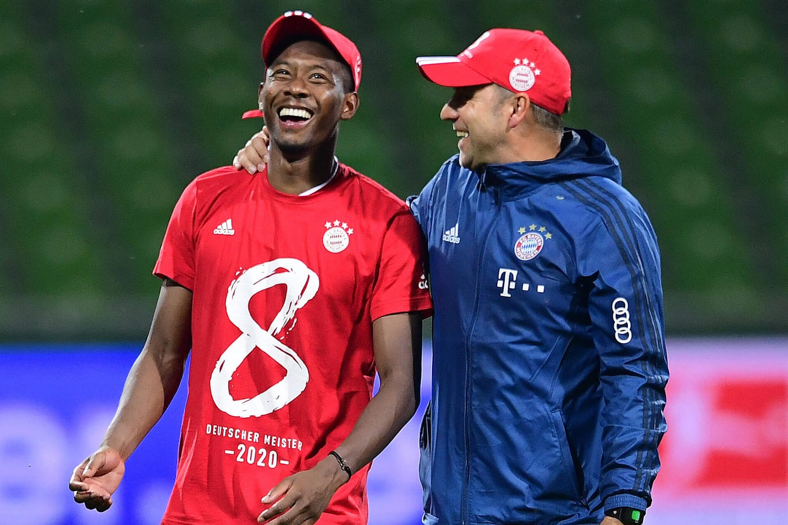 Haben in dieser Saison noch mehr auf dem Zettel als die Deutsche Meisterschaft: Bayern-Abwehrchef David Alaba (l.) und -Trainer Hans-Dieter Hansi Flick.