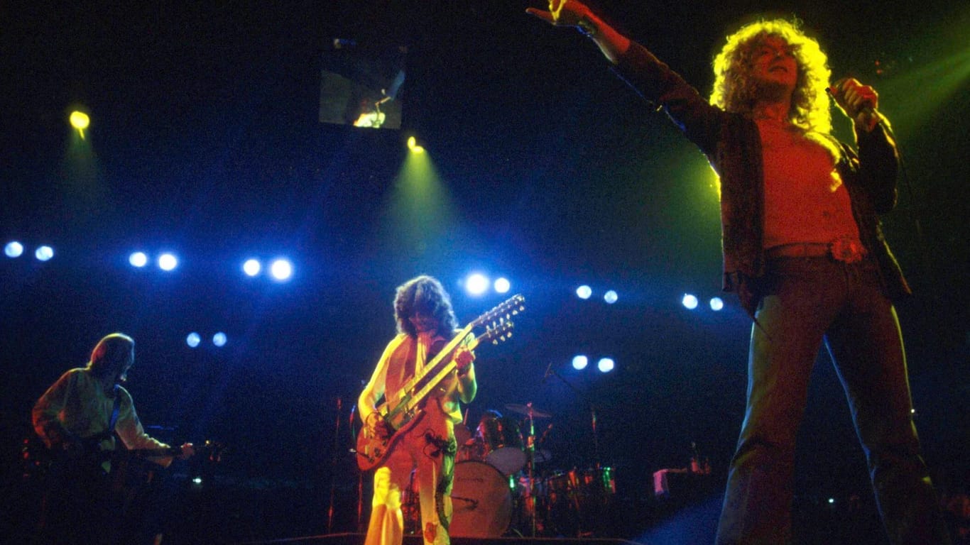 Led Zeppelin in 1978: Nur zwei Jahre später wurde das Aus der Rockband verkündet.