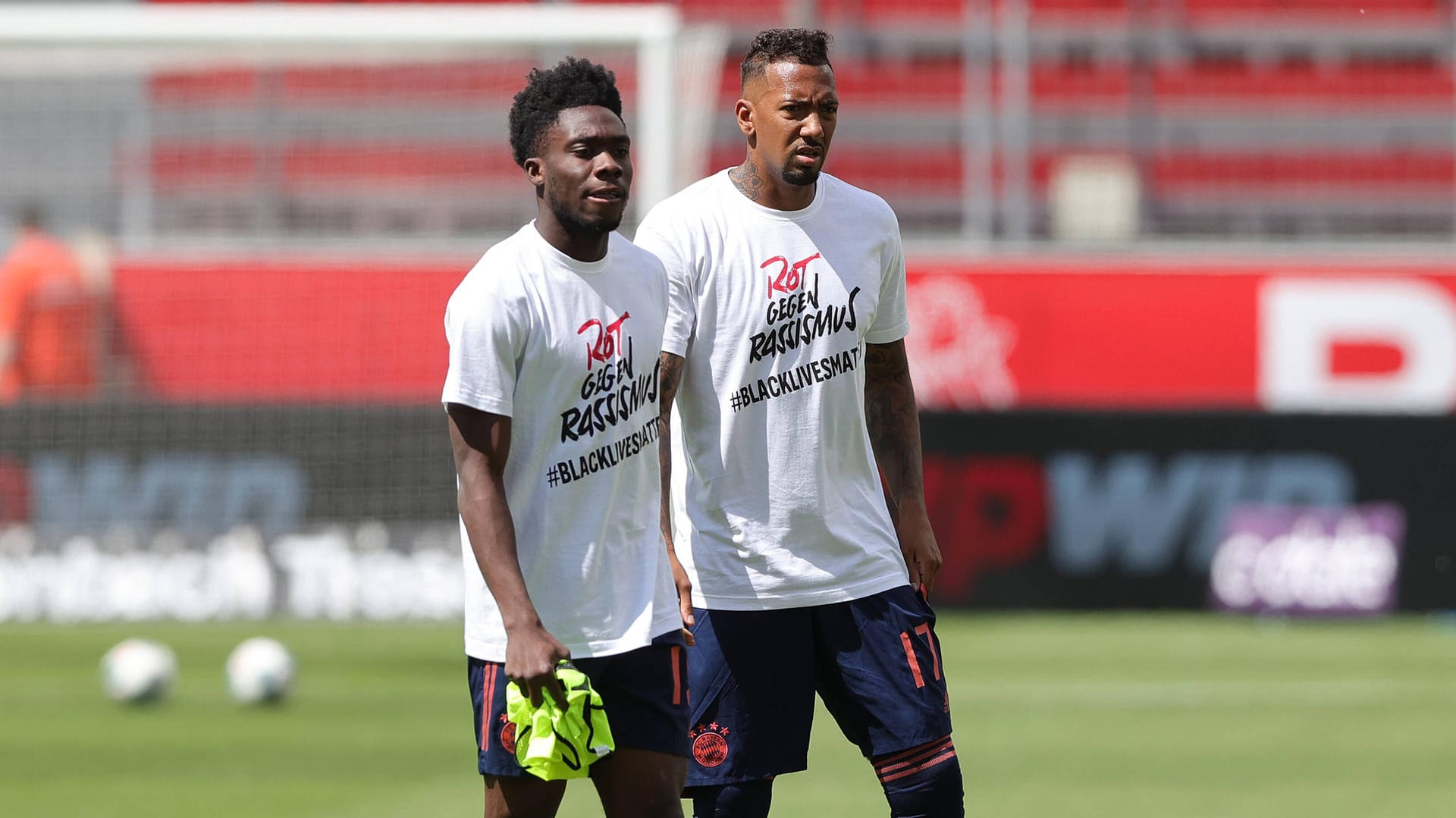 Bayern München im Training: Zwei Spieler wurden wegen Abstandsverstoß angezeigt (Symbolfoto).