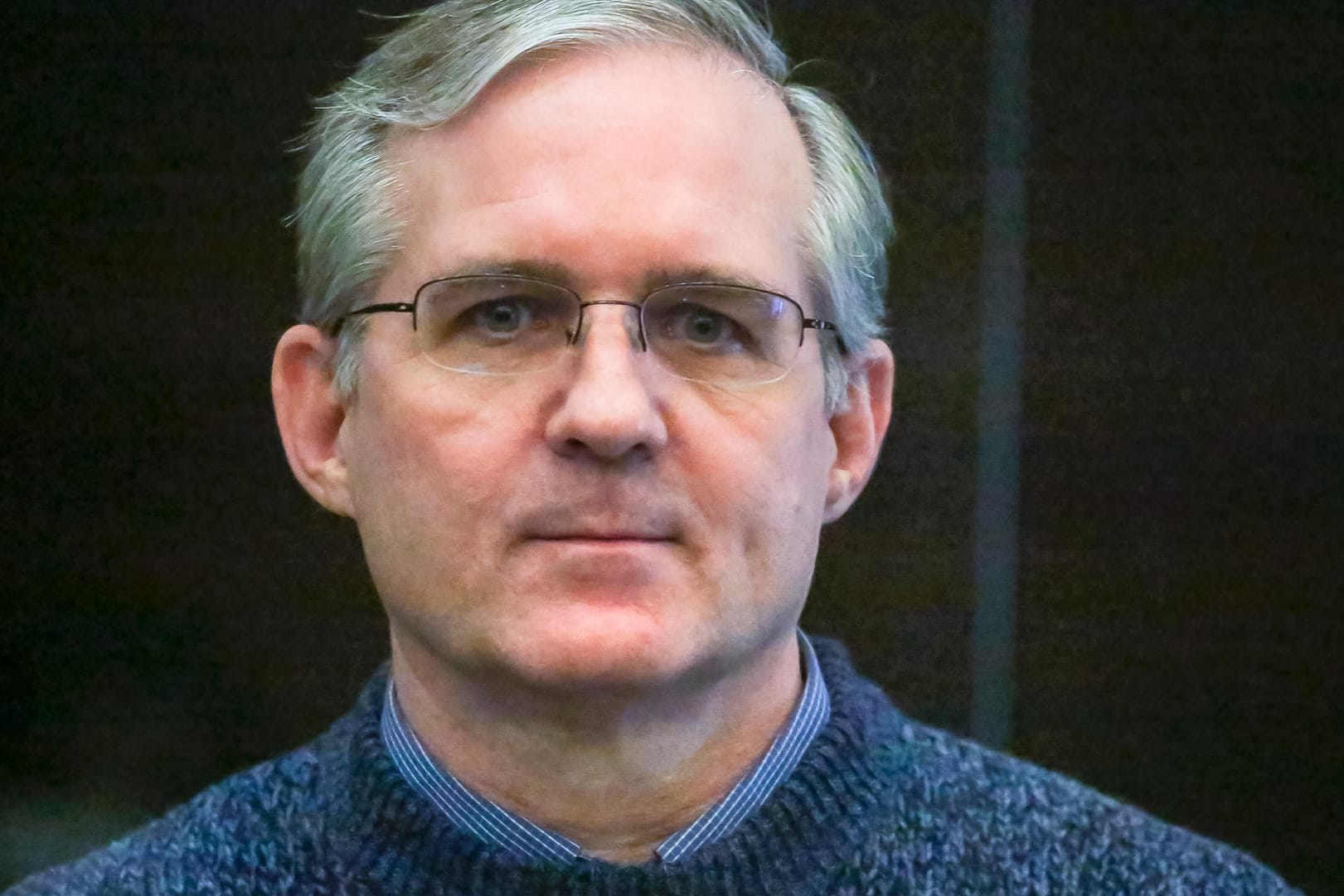 Paul Whelan im Gerichtssaal bei der Urteilsverkündung: Willigen die USA den Deal nicht ein, könnte der 50-Jährige bis zu 16 Jahre in einem russischen Straflager verbringen.