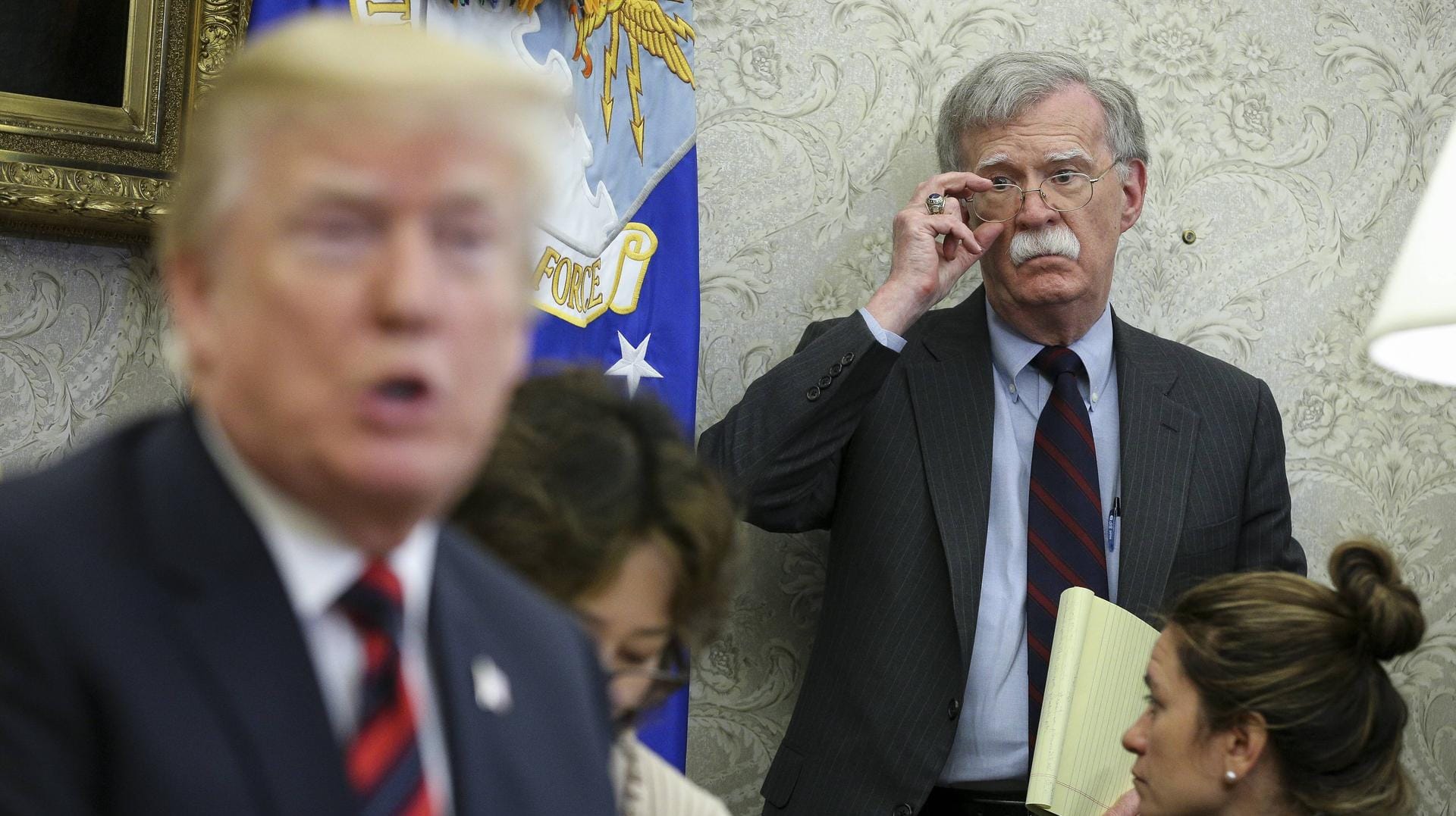 Inzwischen Ex-Berater von Donald Trump: John Bolton schreibt in seinem Buch über mögliche Fälle von Amtsmissbrauch des US-Präsidenten.