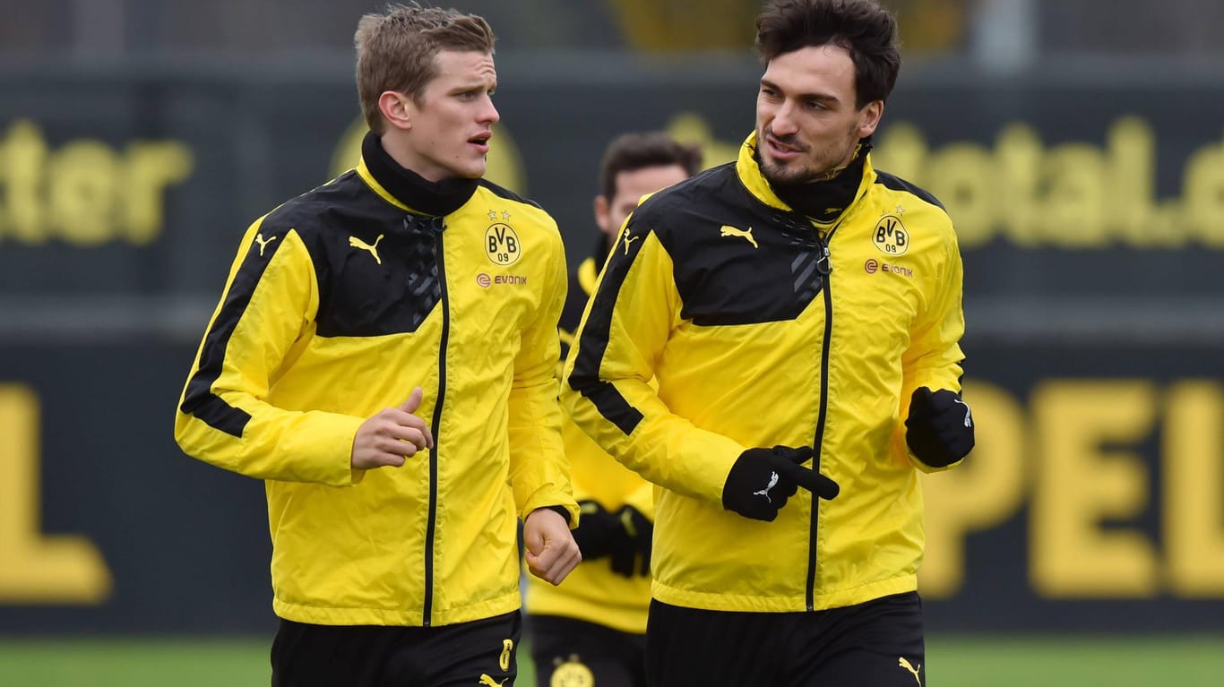 Mats Hummels und Sven Bender haben beim BVB zusammengespielt. (Archivfoto)