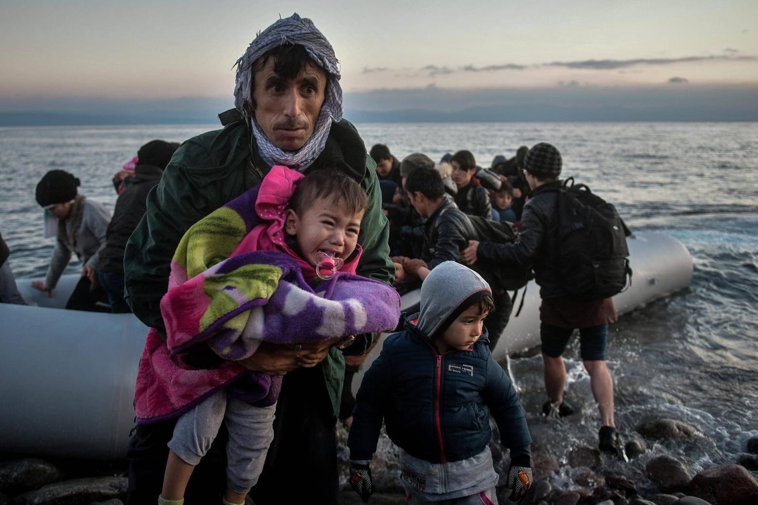 Skala Sikaminias auf der griechischen Insel Lesbos: 2019 ist die weltweite Zahl der Flüchtlinge erneut gestiegen.