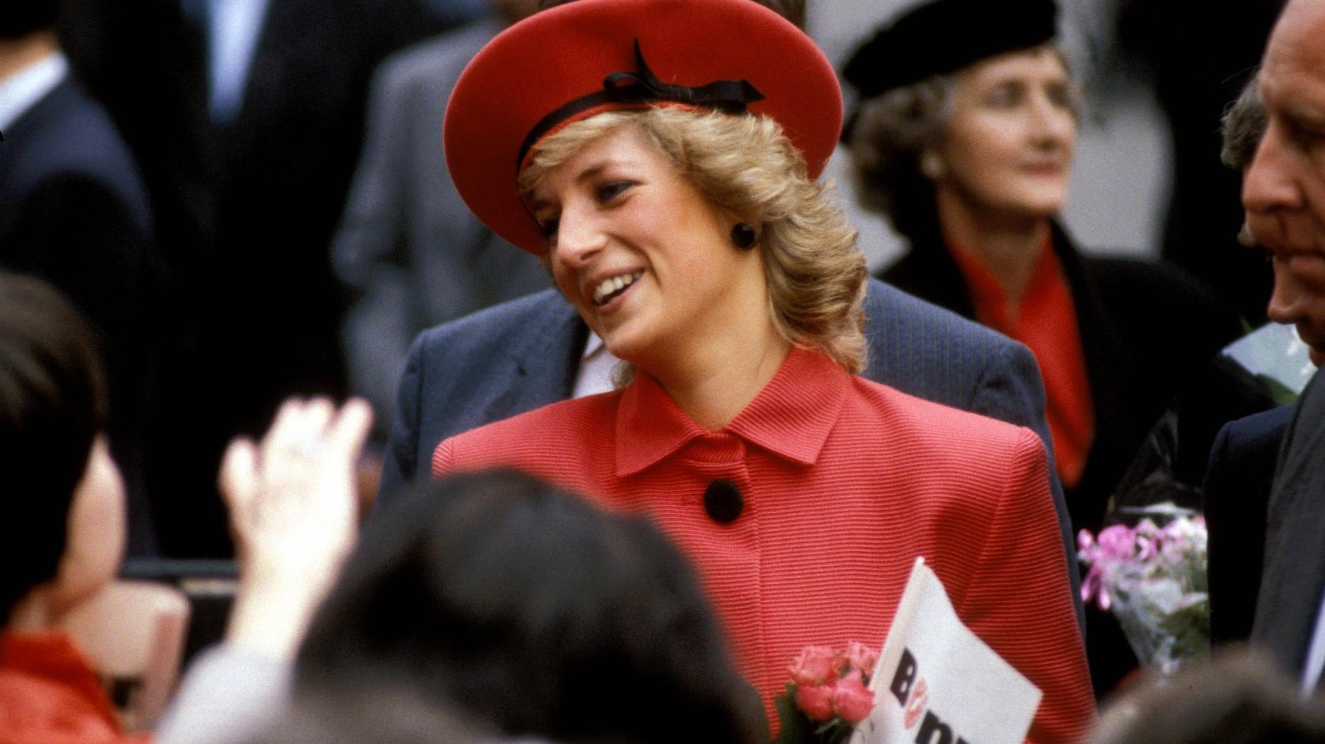 Prinzessin Diana Mitte der Achtziger bei einem Bonn-Besuch.