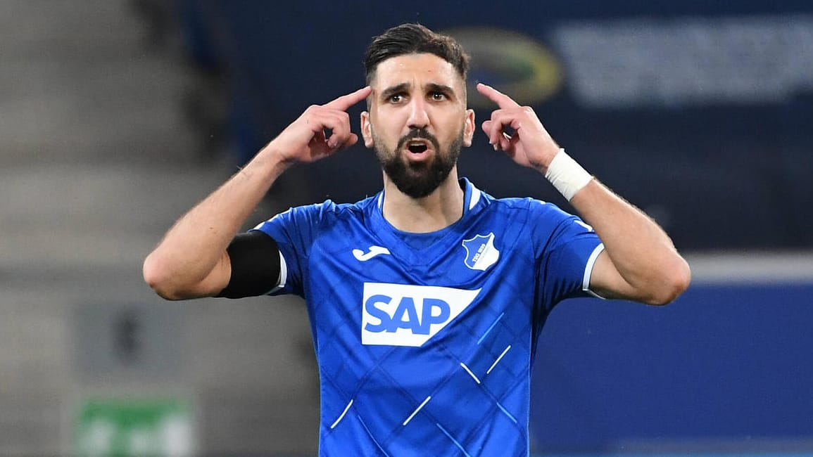 Munas Dabbur: Der Hoffenheim-Profi traf gegen Augsburg zwei Mal. Munas Dabbur: Der Hoffenheim-Profi traf gegen Augsburg zwei Mal.